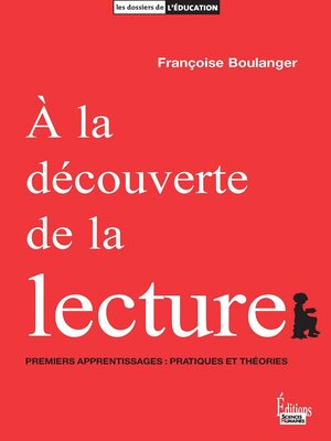 cover image of A la découverte de la lecture